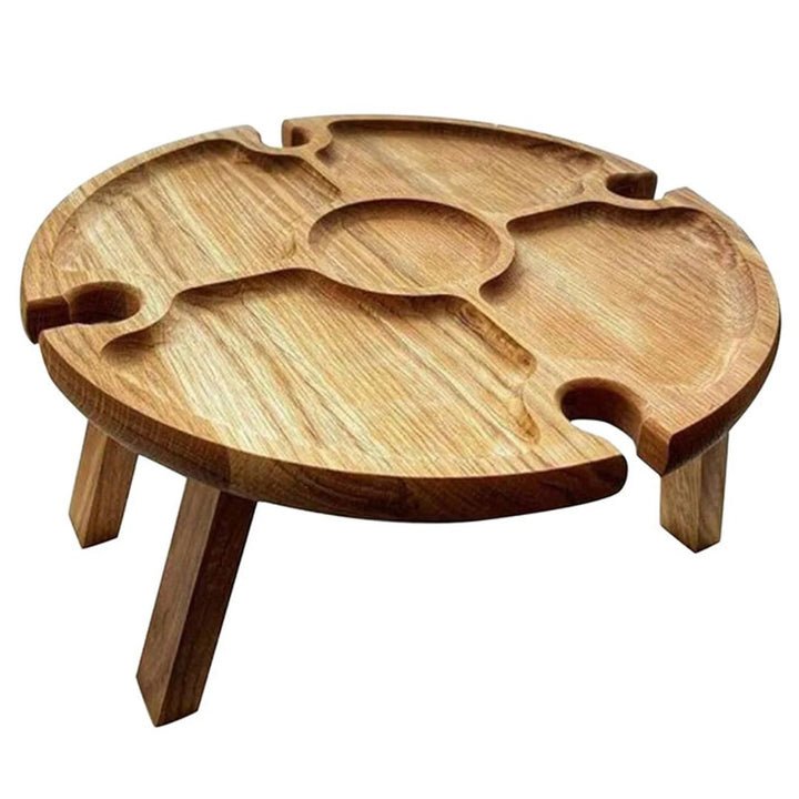 CheeseBoard Delights – Stylish Wooden Picnic Accessory Skanto