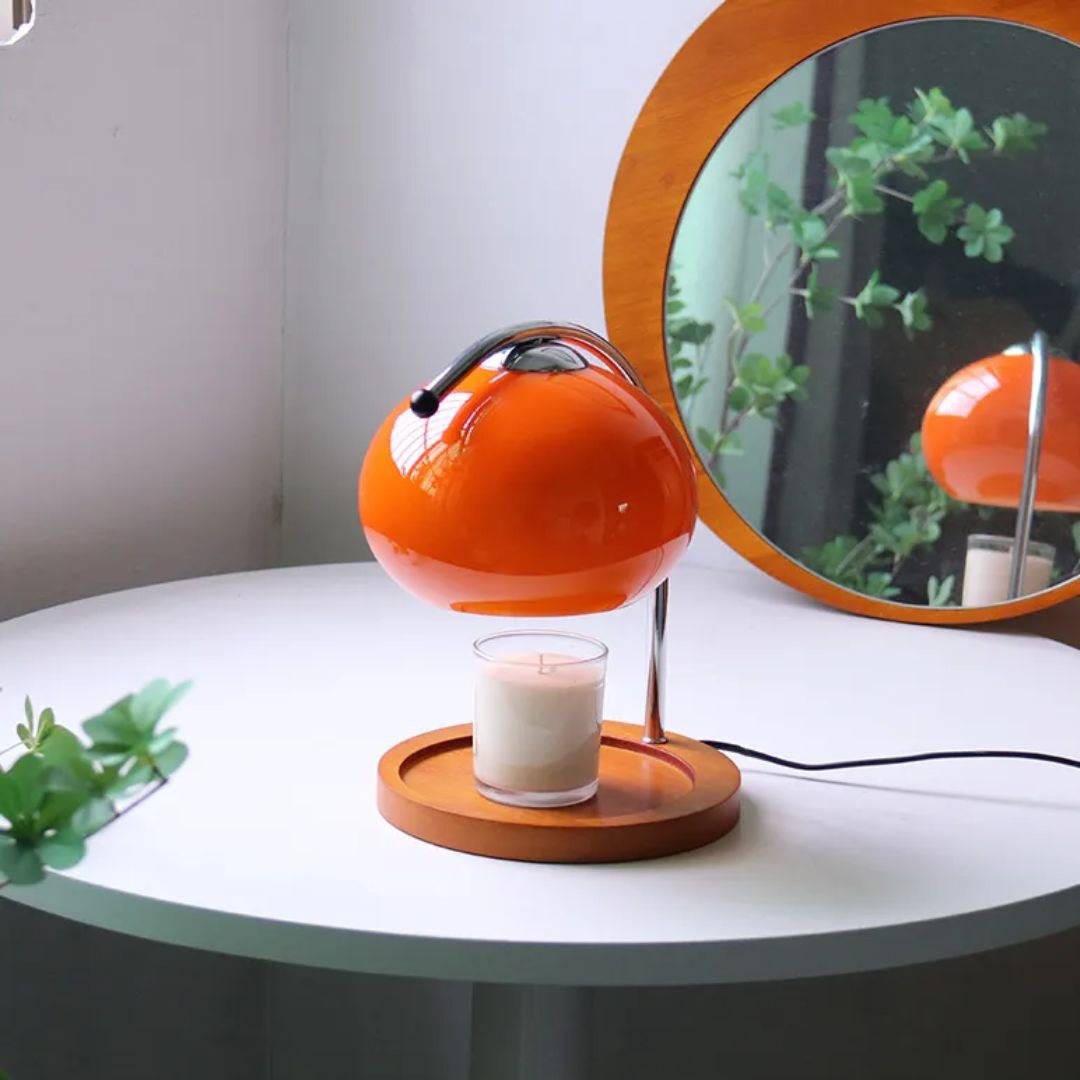 Alyssa Retro Glass Table Lamp | Skanto