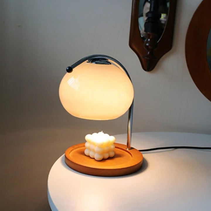 Alyssa Retro Glass Table Lamp | Skanto