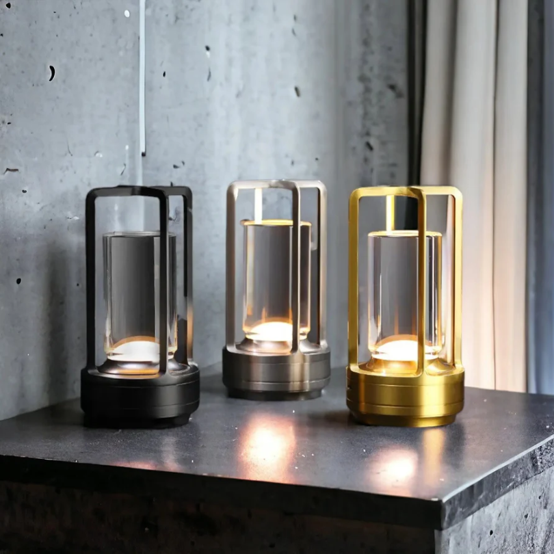 Skandinavisk Trådløs LED Bordlampe - NordicaGlow | Skanto