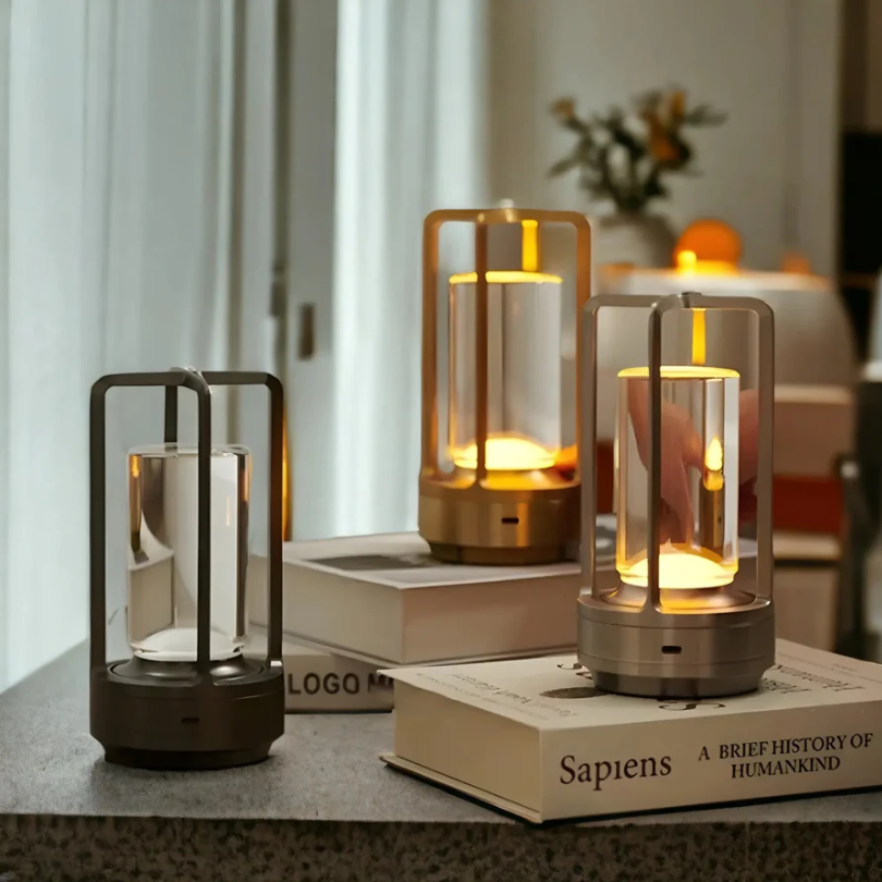 Skandinavisk trådløs LED-bordlampe - NordicaGlow | Skanto