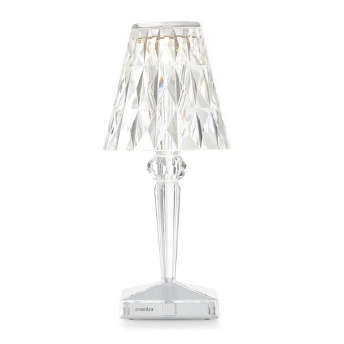 CrystalLuxe Bordlampe - Elegant Krystall Bordbelysning Skanto