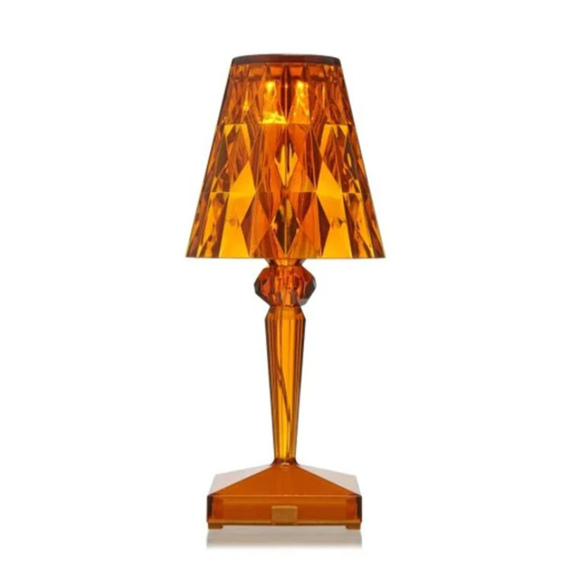 CrystalLuxe Bordlampe - Elegant Krystall Bordbelysning Skanto