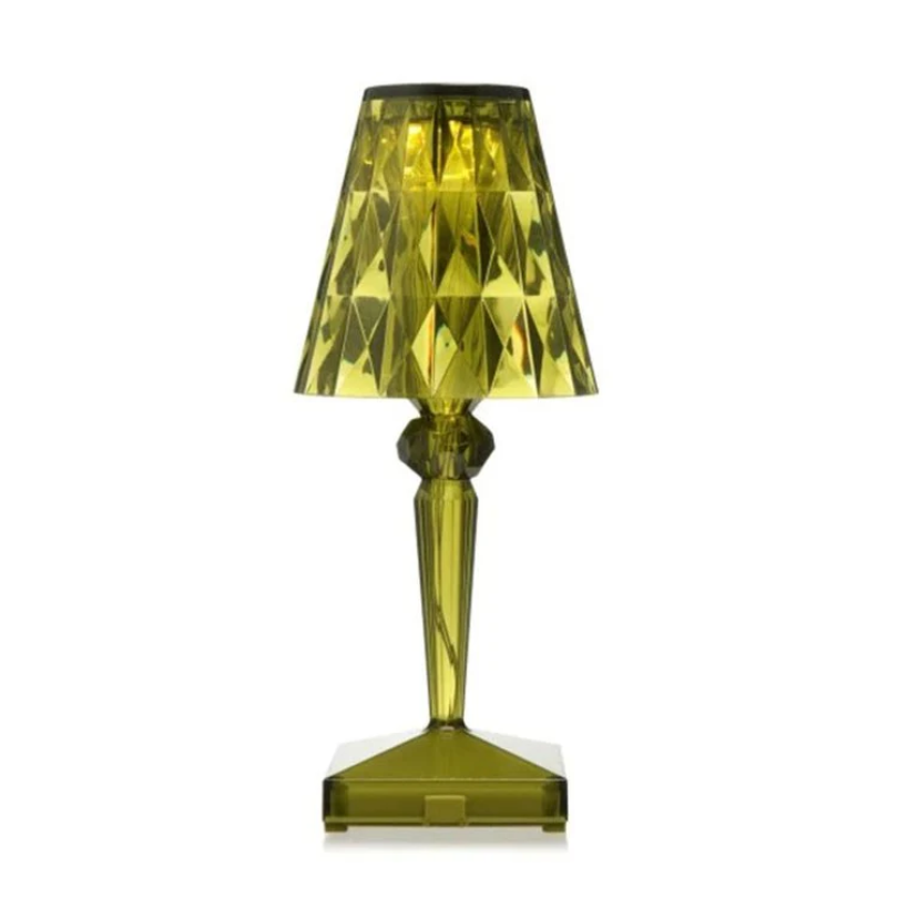 CrystalLuxe Bordlampe - Elegant Krystall Bordbelysning Skanto