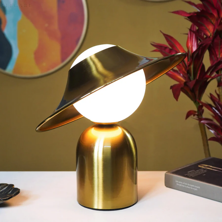 Skanto | Luksus Metall Bordlampe - GoldAura