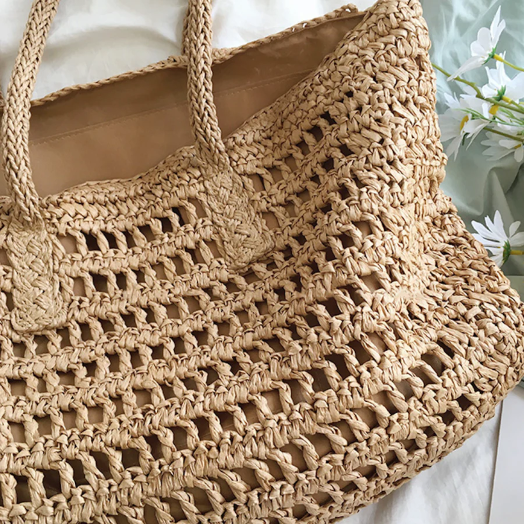 Stylish Woven Handbag for Women - BreezeTote | Skanto