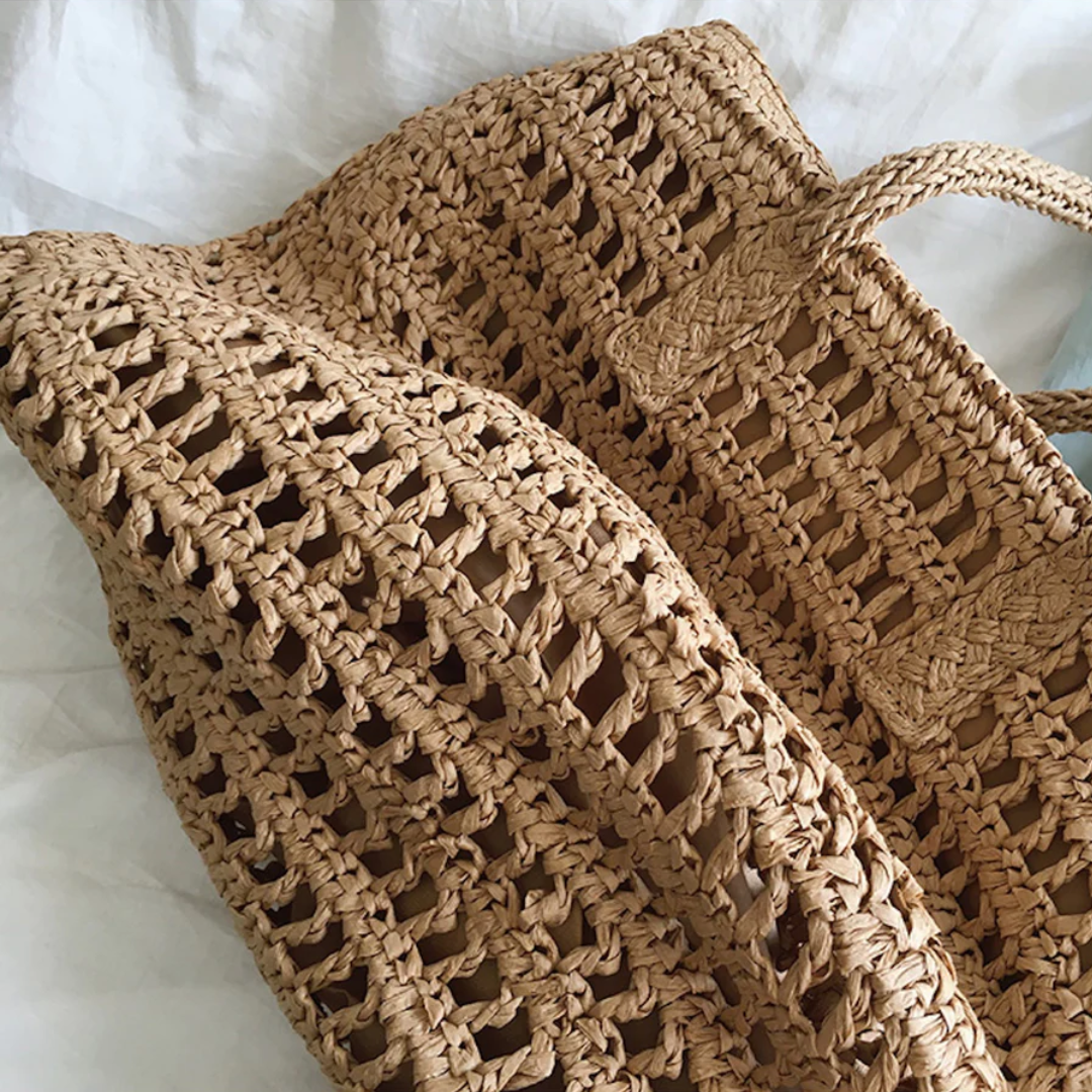 Stylish Woven Handbag for Women - BreezeTote | Skanto