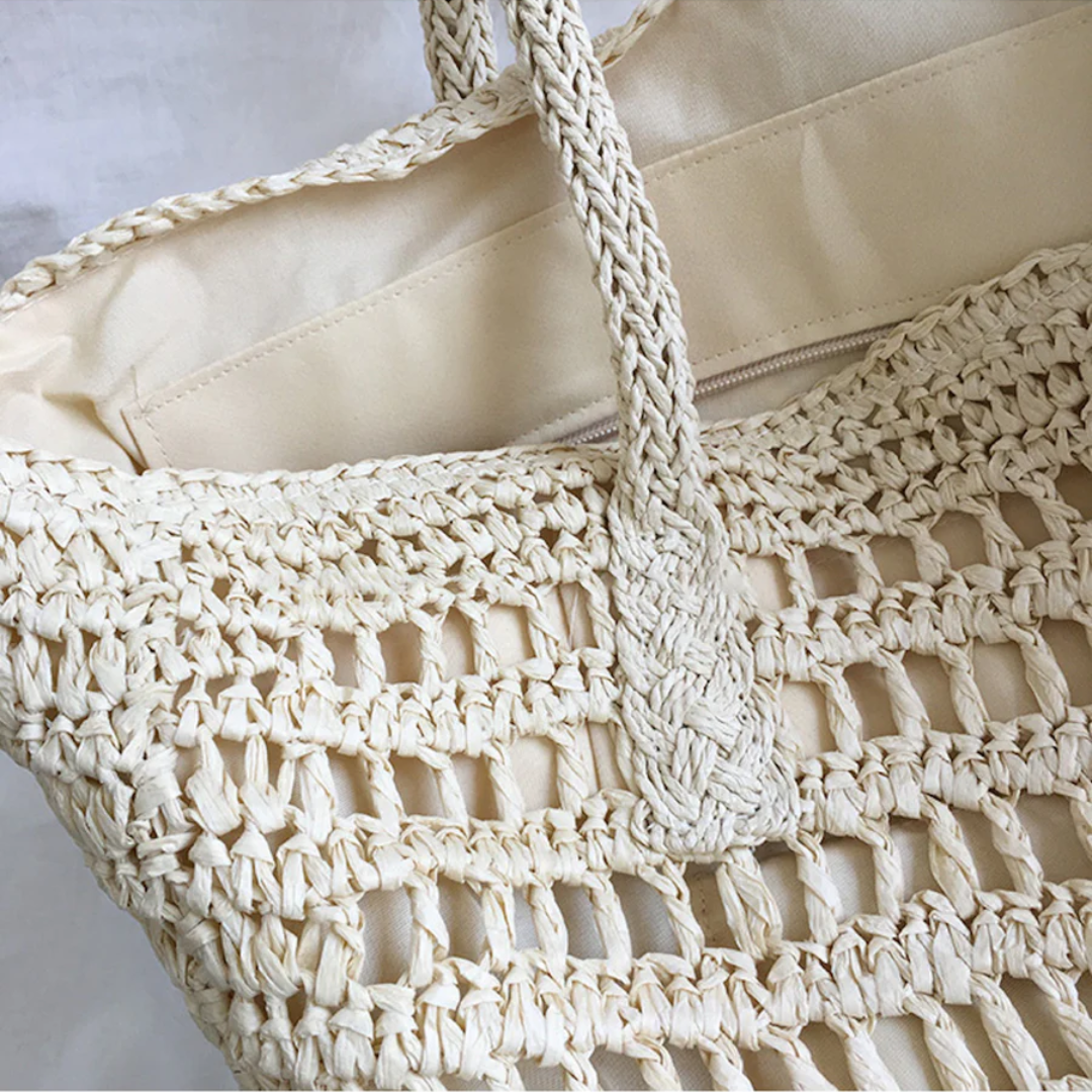 Stylish Woven Handbag for Women - BreezeTote | Skanto