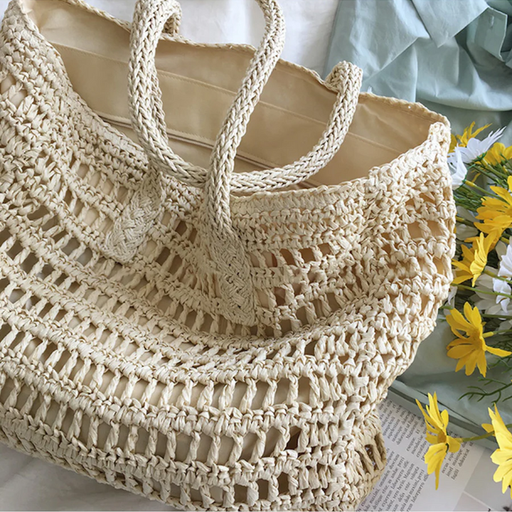 Stylish Woven Handbag for Women - BreezeTote | Skanto