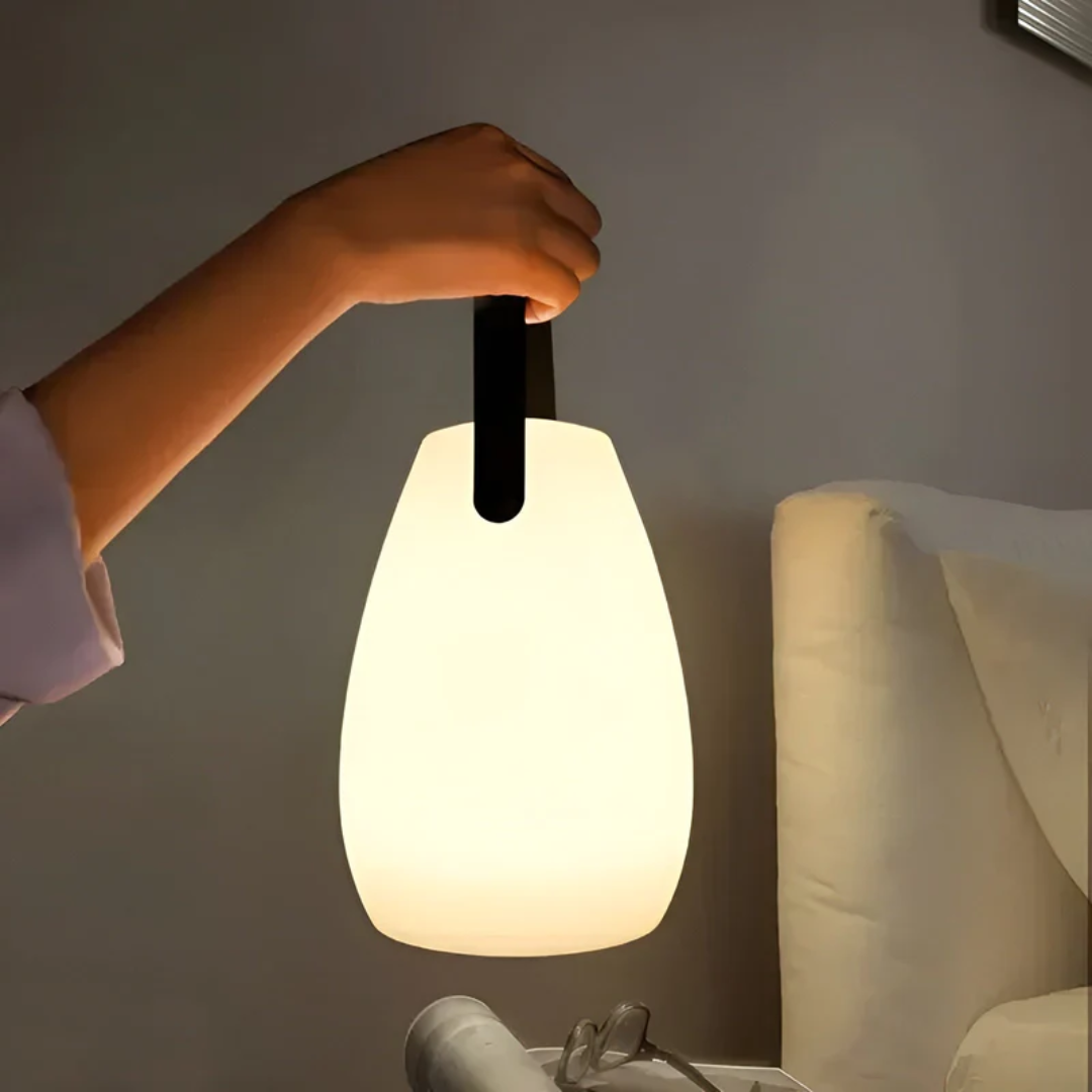 Skanto | Mobil Vanntett Trådløs Lampe | Trådløs, Fargeforandrende & Ideell for Utendørs Camping og Hjemmeatmosfære