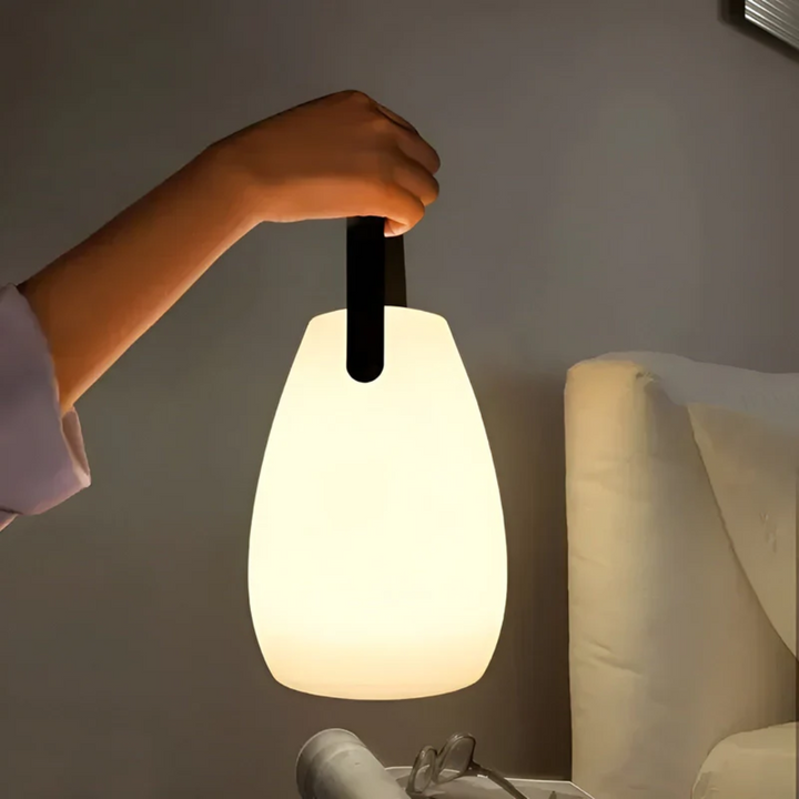 Skanto | Mobil Vanntett Trådløs Lampe | Trådløs, Fargeforandrende & Ideell for Utendørs Camping og Hjemmeatmosfære