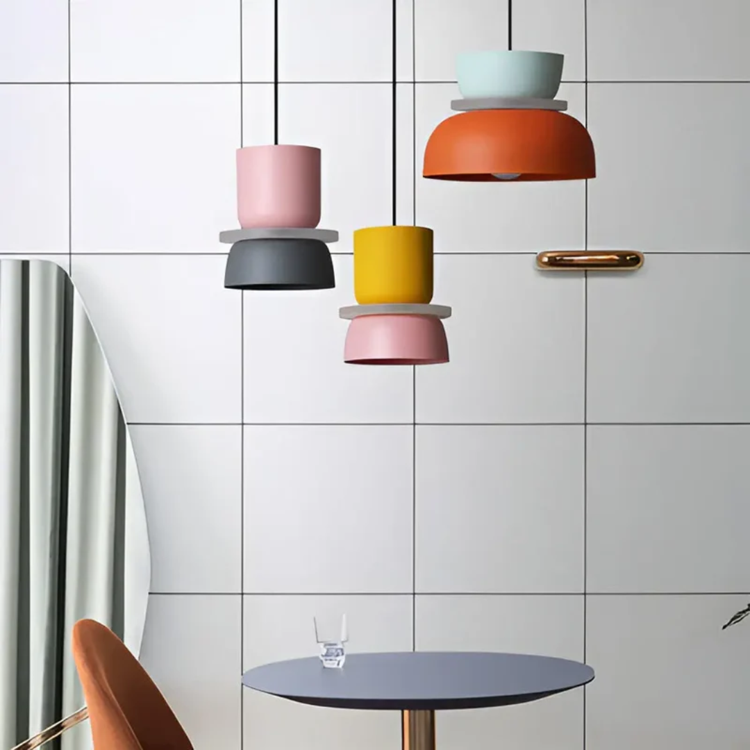 Skanto | VividGlow – Fargerik Macaron LED Pendellampe | Moderne, Stilig & Energieffektiv