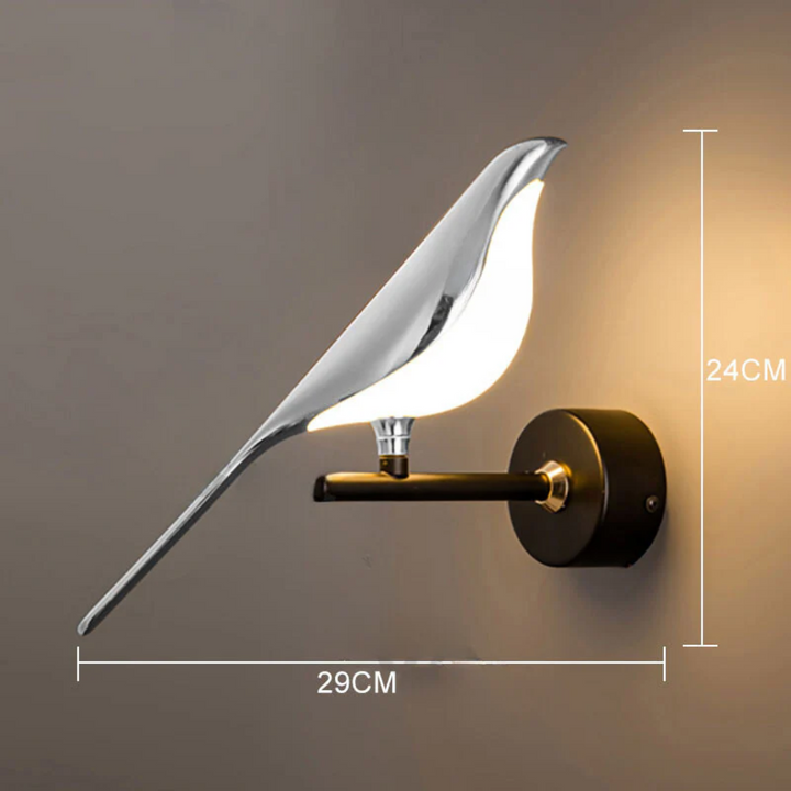 Roterende LED Vegglampe - LuminaBird | Skanto