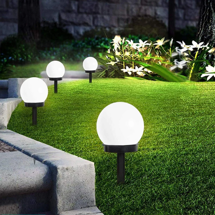 Skanto | 3 stk vanntett LED solcelleball hagebelysning - SunLuxe Orbs