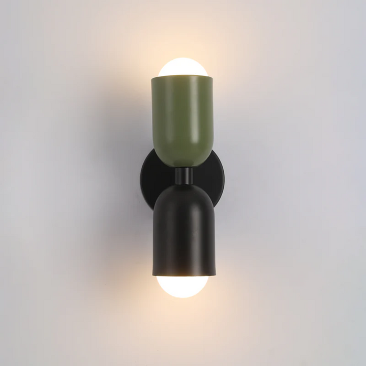 Skanto | Design Dobbeltsidig LED Vegglampe - Colorwave