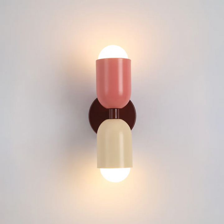 Skanto | Design Dobbeltsidig LED Vegglampe - Colorwave