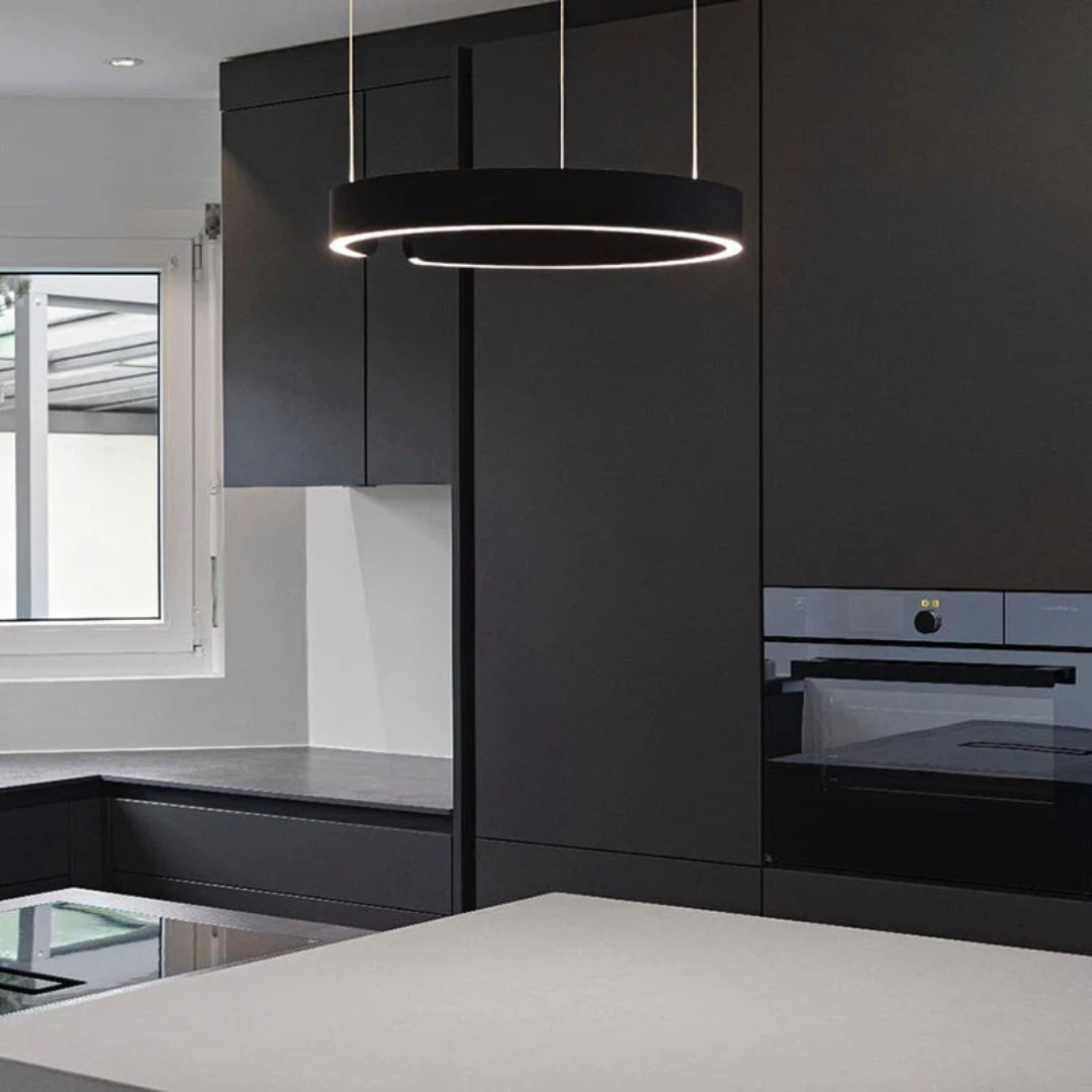 Skanto | Moderne Sirkulær LED Pendellampe - HaloRing