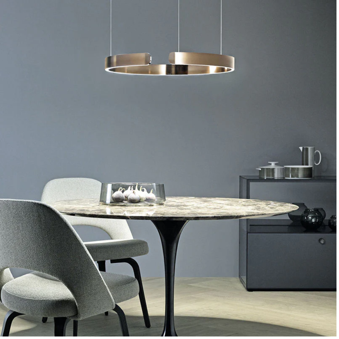 Skanto | Moderne Sirkulær LED Pendellampe - HaloRing