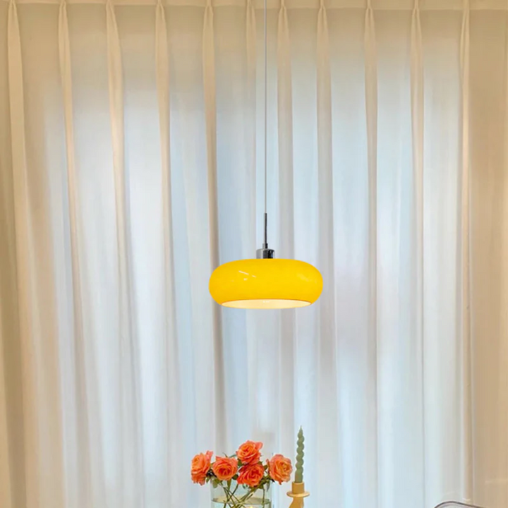 Moderne Rund LED Pendellampe - RadianceOrb | Skanto