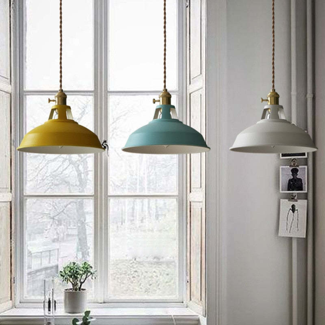 Moderne Fargerik LED Pendellampe - ChromaLuxe | Skanto