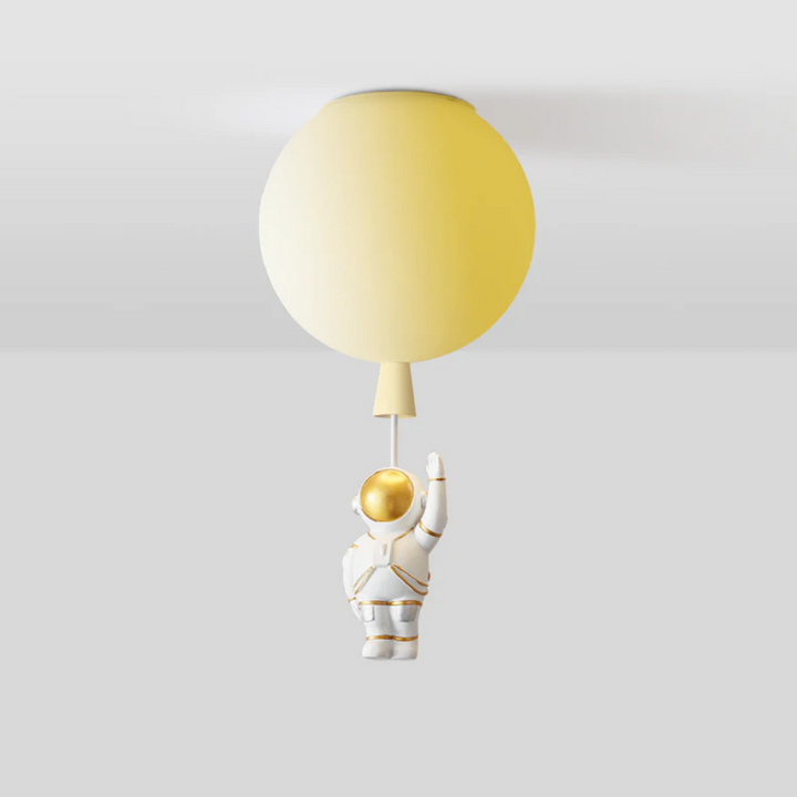 Skanto | Trendy Måne/Astronaut Barnerom LED Taklampe - CosmoGlow