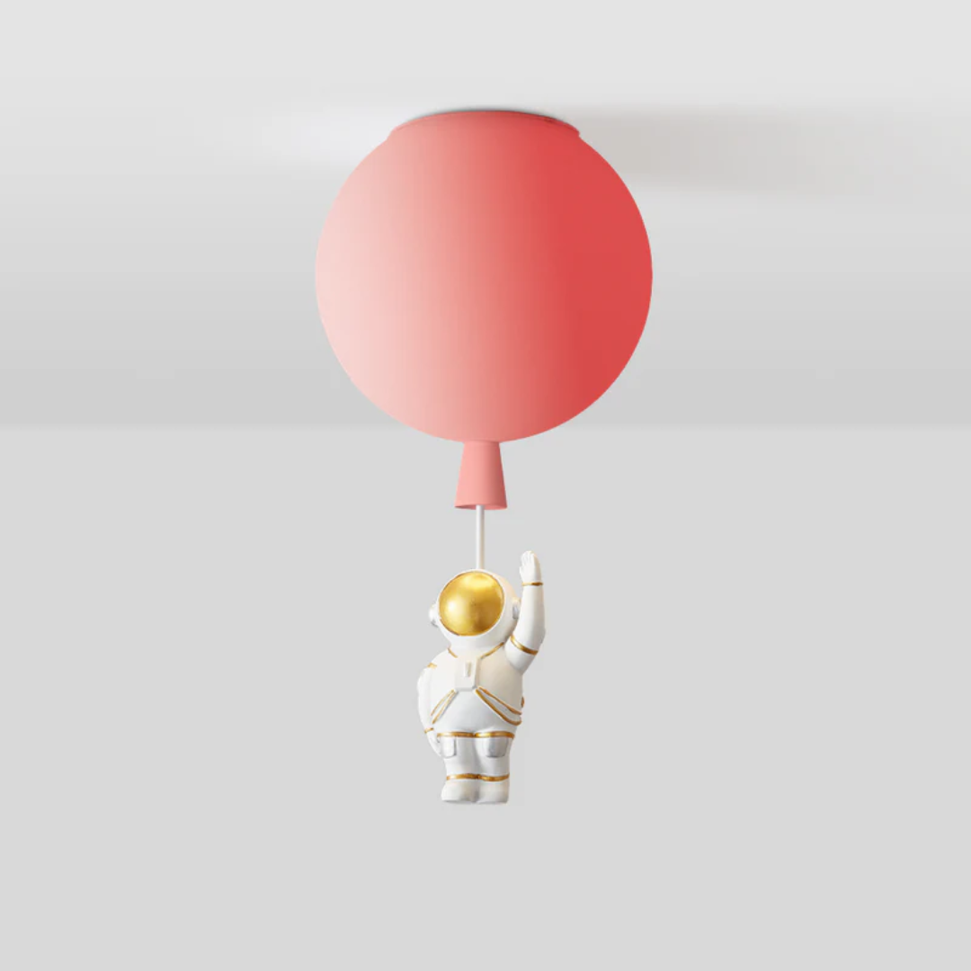 Skanto | Trendy Måne/Astronaut Barnerom LED Taklampe - CosmoGlow