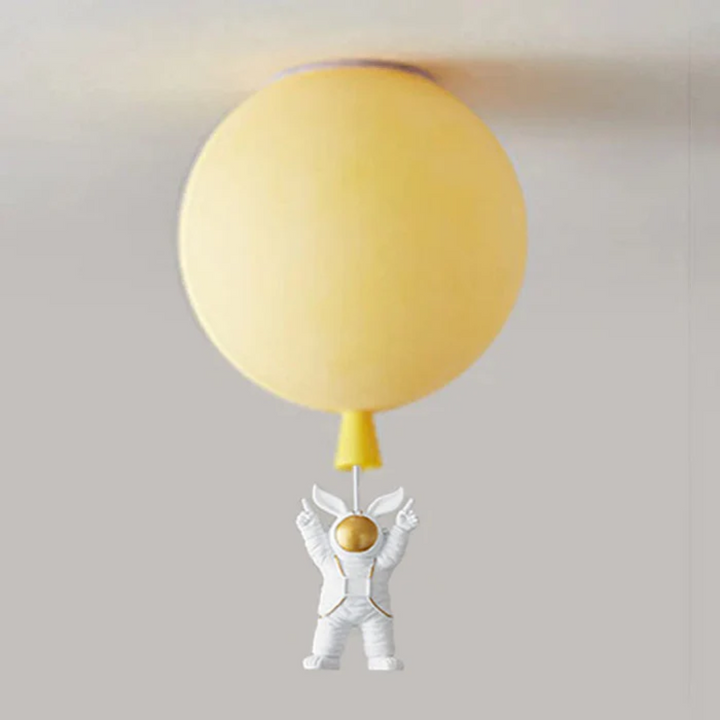 Skanto | Trendy Måne/Astronaut Barnerom LED Taklampe - CosmoGlow