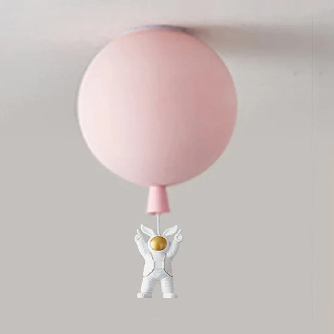Skanto | Trendy Måne/Astronaut Barnerom LED Taklampe - CosmoGlow