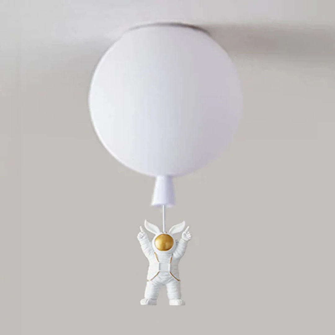 Skanto | Trendy Måne/Astronaut Barnerom LED Taklampe - CosmoGlow
