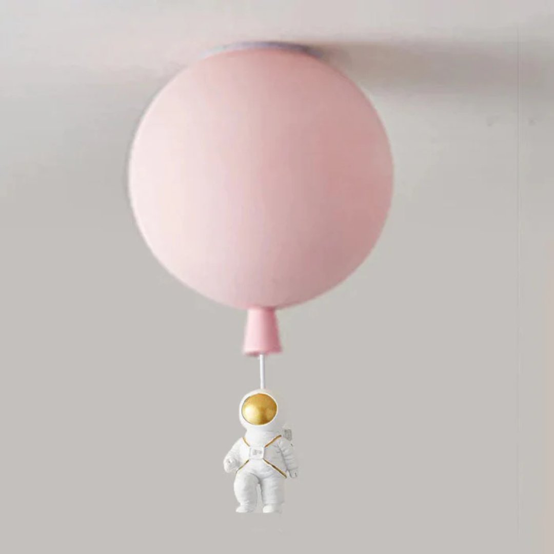 Skanto | Trendy Måne/Astronaut Barnerom LED Taklampe - CosmoGlow