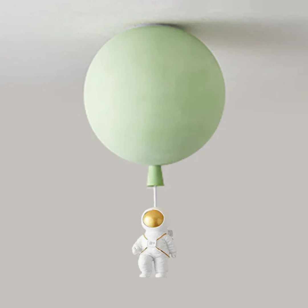 Skanto | Trendy Måne/Astronaut Barnerom LED Taklampe - CosmoGlow