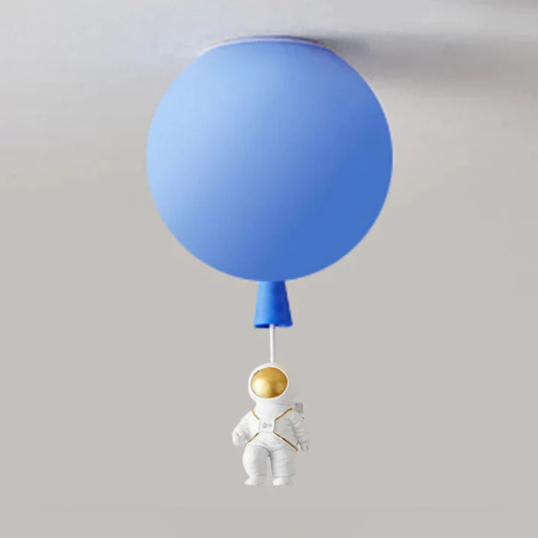 Skanto | Trendy Måne/Astronaut Barnerom LED Taklampe - CosmoGlow