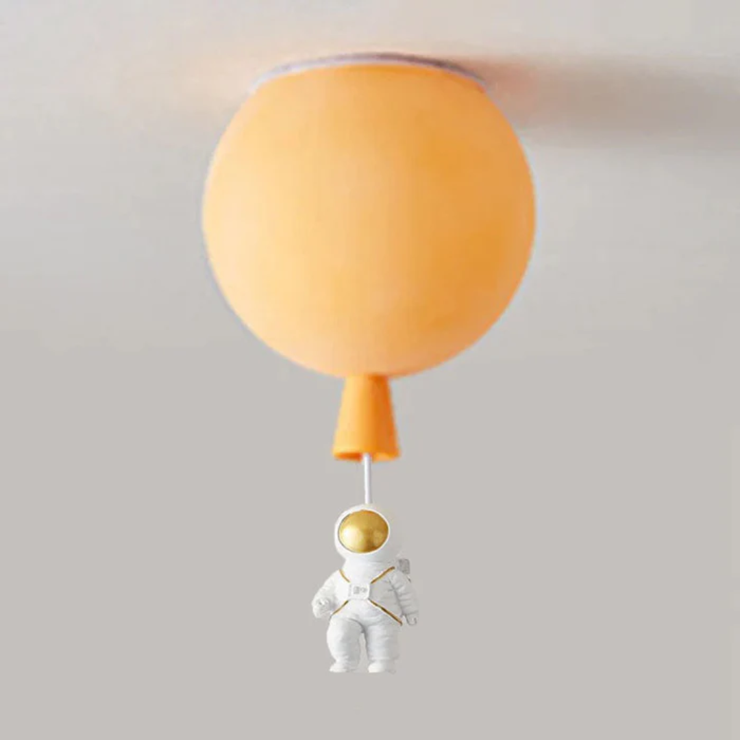 Skanto | Trendy Måne/Astronaut Barnerom LED Taklampe - CosmoGlow