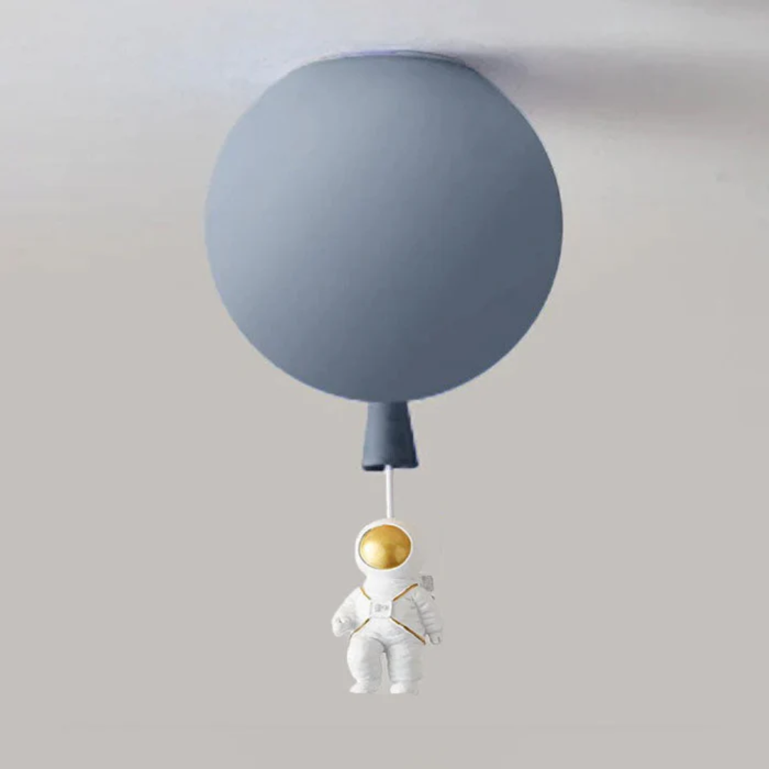 Skanto | Trendy Måne/Astronaut Barnerom LED Taklampe - CosmoGlow
