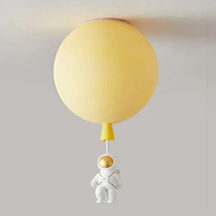 Skanto | Trendy Måne/Astronaut Barnerom LED Taklampe - CosmoGlow