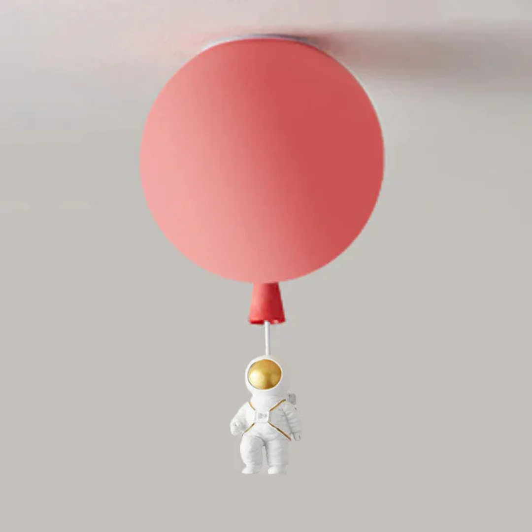 Skanto | Trendy Måne/Astronaut Barnerom LED Taklampe - CosmoGlow