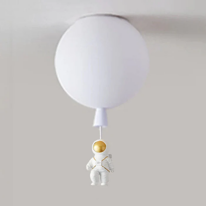 Skanto | Trendy Måne/Astronaut Barnerom LED Taklampe - CosmoGlow