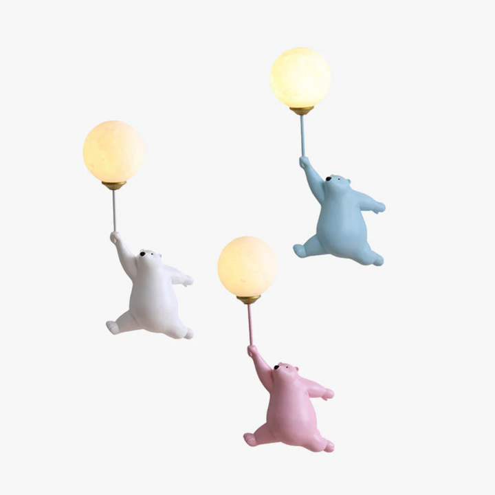 Designer Bear LED Vegglampe - TeddyGlow | Skanto