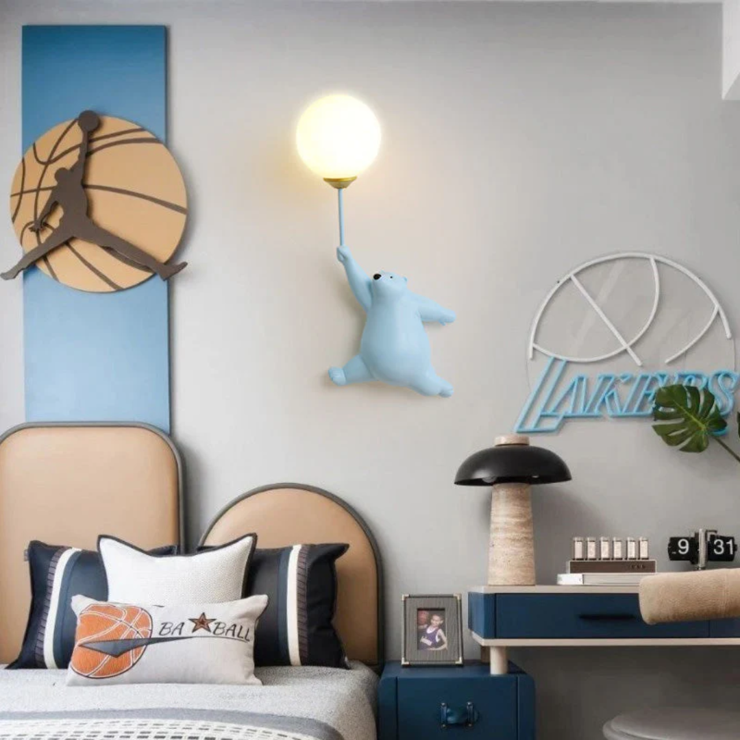 Designer Bear LED Vegglampe - TeddyGlow | Skanto