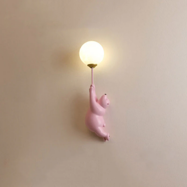 Designer Bear LED Vegglampe - TeddyGlow | Skanto