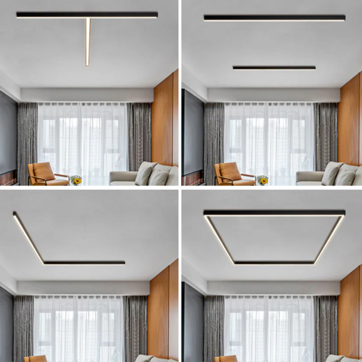 Skanto | Industriell Linear LED Taklampe - Stratum