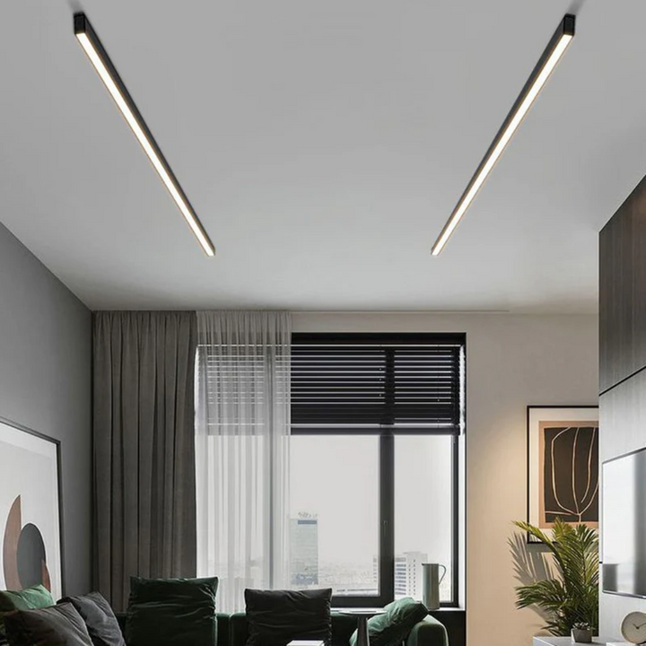 Moderne lineær LED takbelysning Skanto