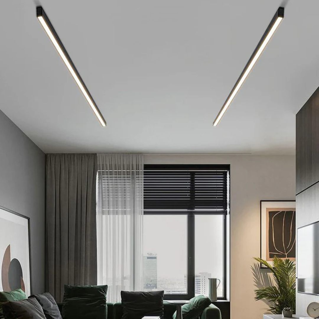 Skanto | Industriell Linear LED Taklampe - Stratum