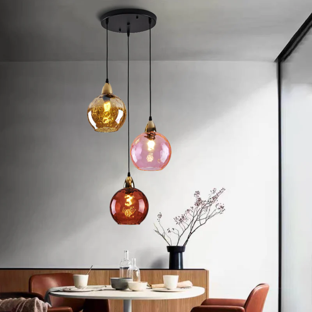 Moderne Klynge Pendellampe med 3 Lys - Cascade | Skanto
