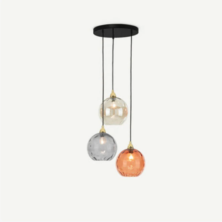 Moderne Klynge Pendellampe med 3 Lys - Cascade | Skanto