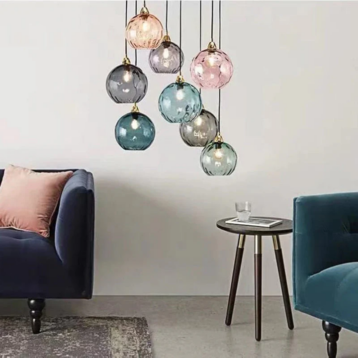 Moderne Klynge Pendellampe med 3 Lys - Cascade | Skanto