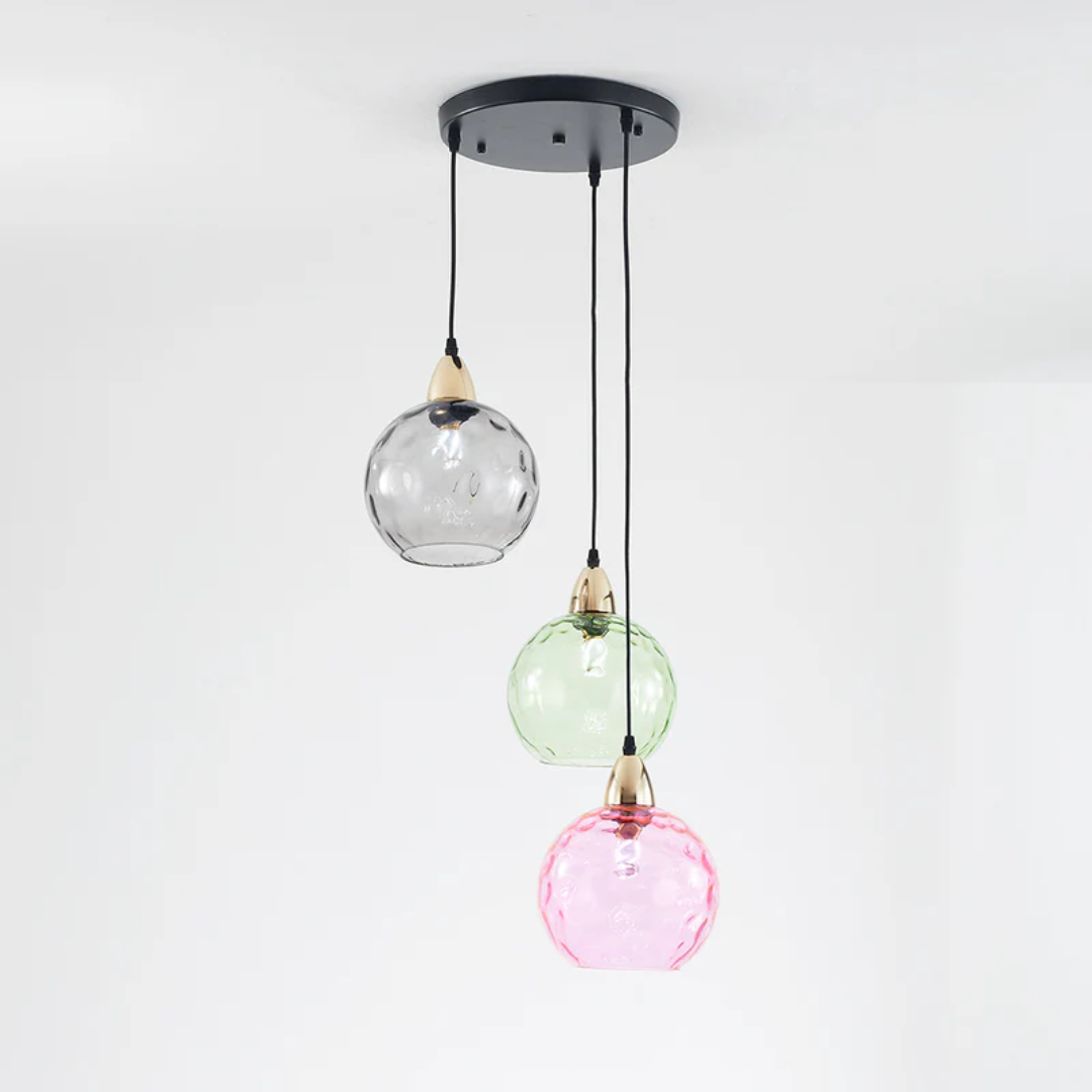 Moderne Klynge Pendellampe med 3 Lys - Cascade | Skanto