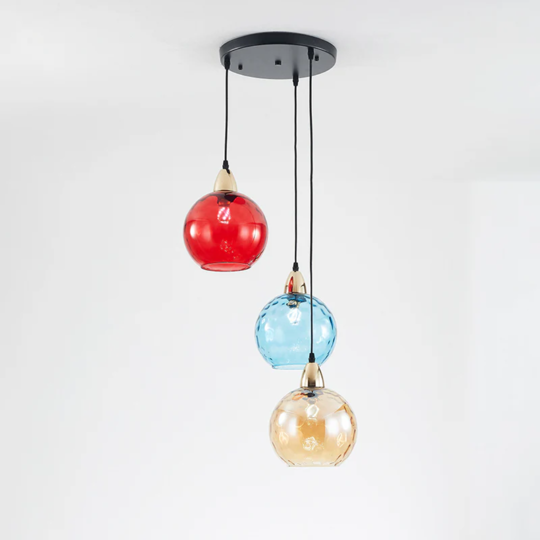 Moderne Klynge Pendellampe med 3 Lys - Cascade | Skanto