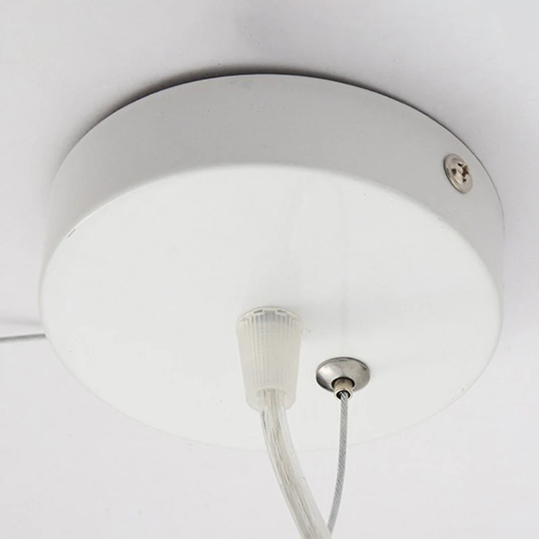 Designer Cloud LED Pendellampe Hvit PVC/Bomull - Nimbus | Skanto