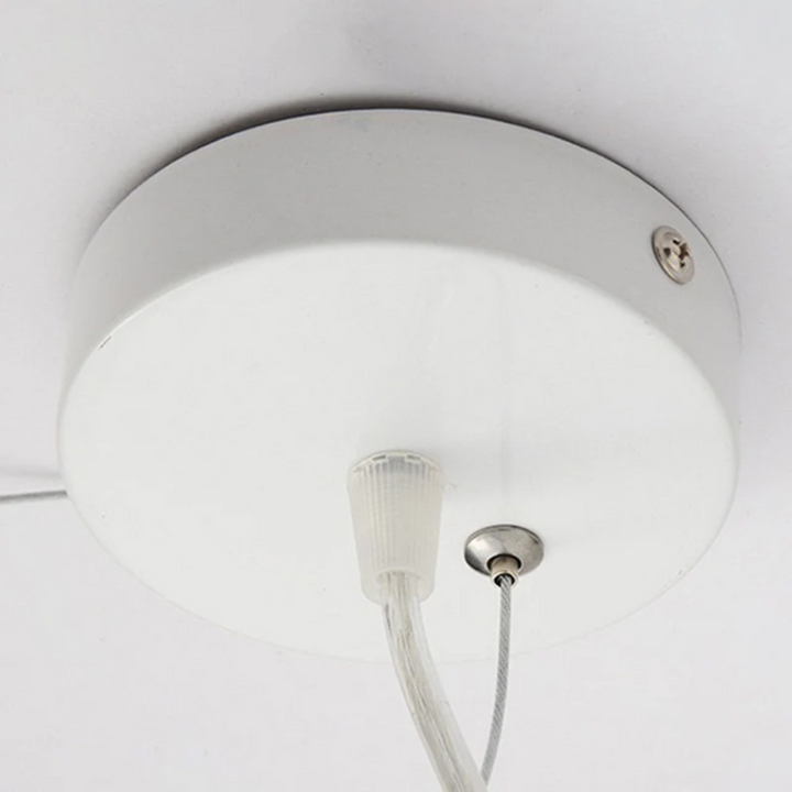 Designer Cloud LED Pendellampe Hvit PVC/Bomull - Nimbus | Skanto